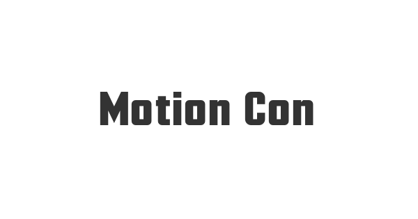 Motion Control font thumb